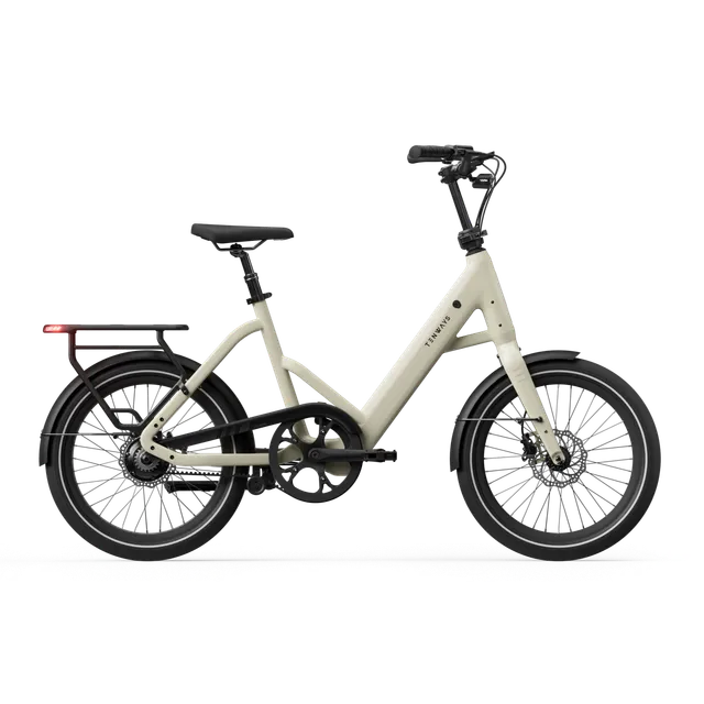 Tenways CGO Compact bici elettrica 500 Wh beige