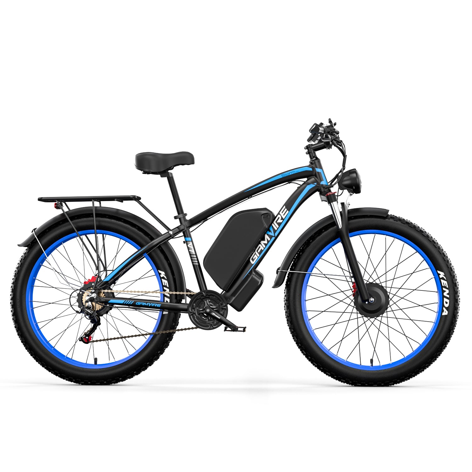 E-BYCCO V7PRO Bici Elettrica 24" 52V 32Ah 6000W Nero