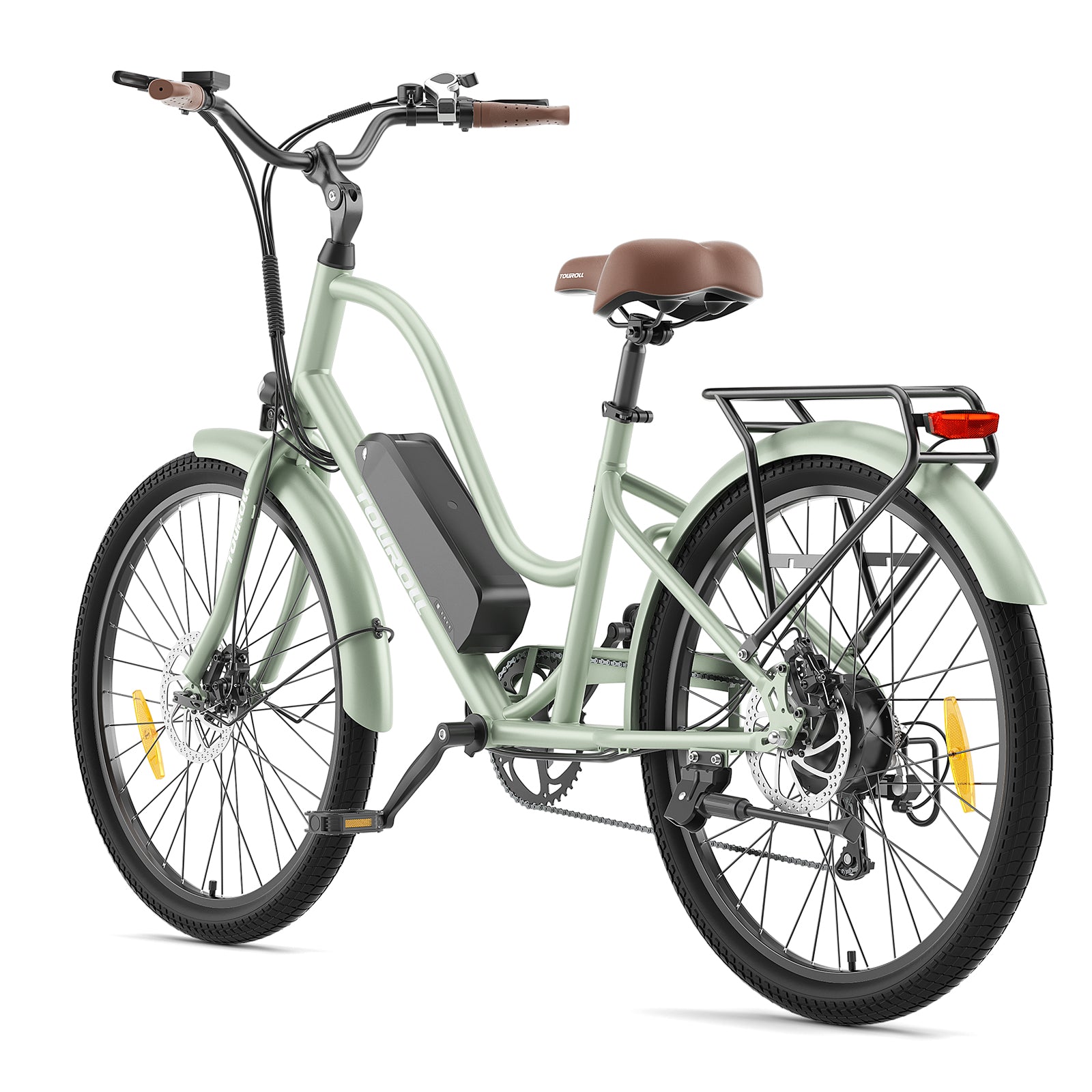 Touroll B2 Bici elettrica telaio basso 100 km