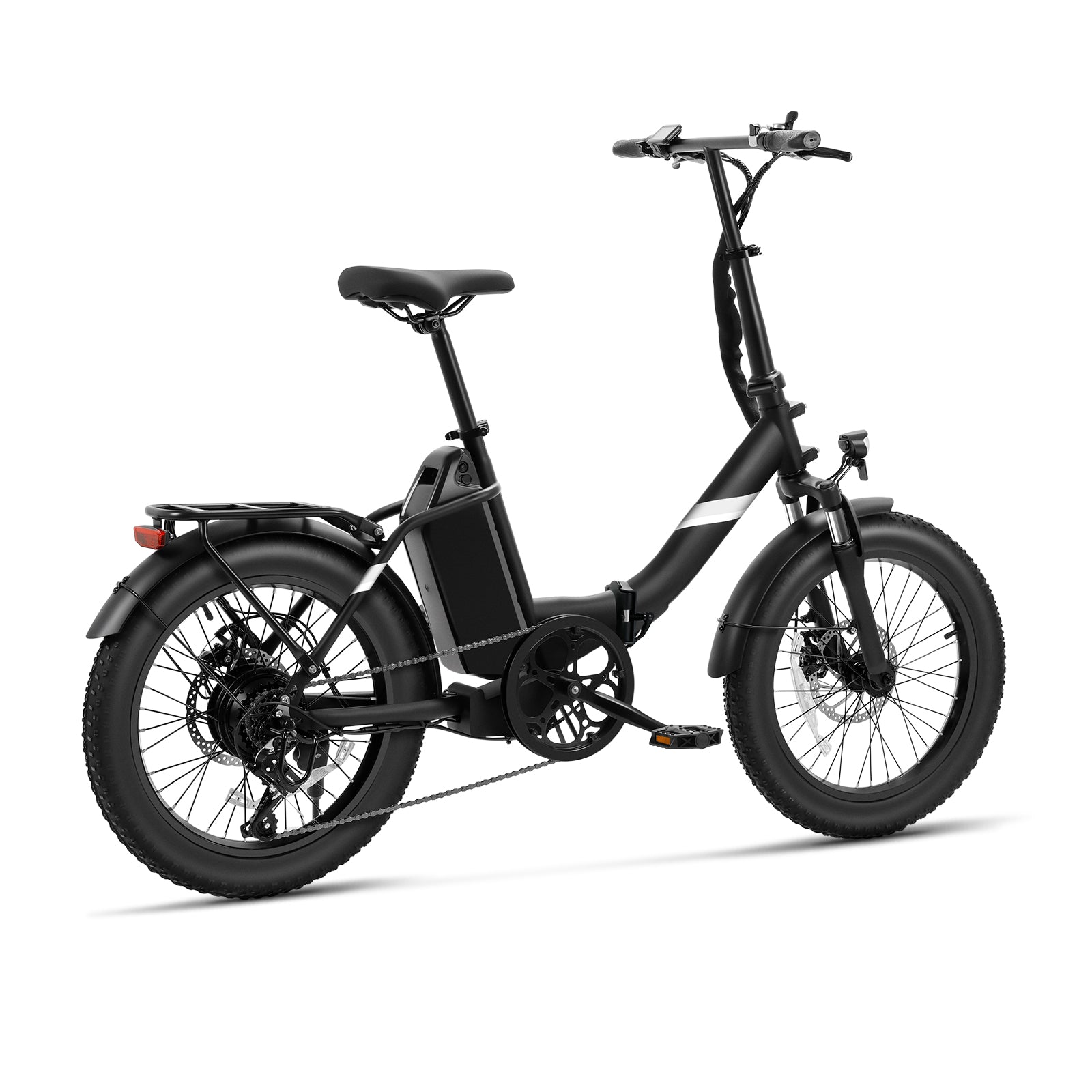 Touroll S3 bici elettrica pieghevole nera 468 Wh