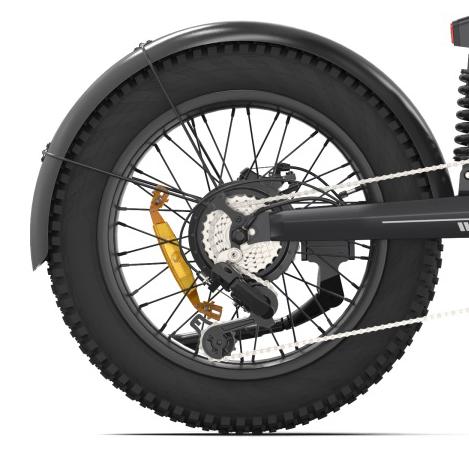 PVY Turbo Parafango Anteriore per Bici