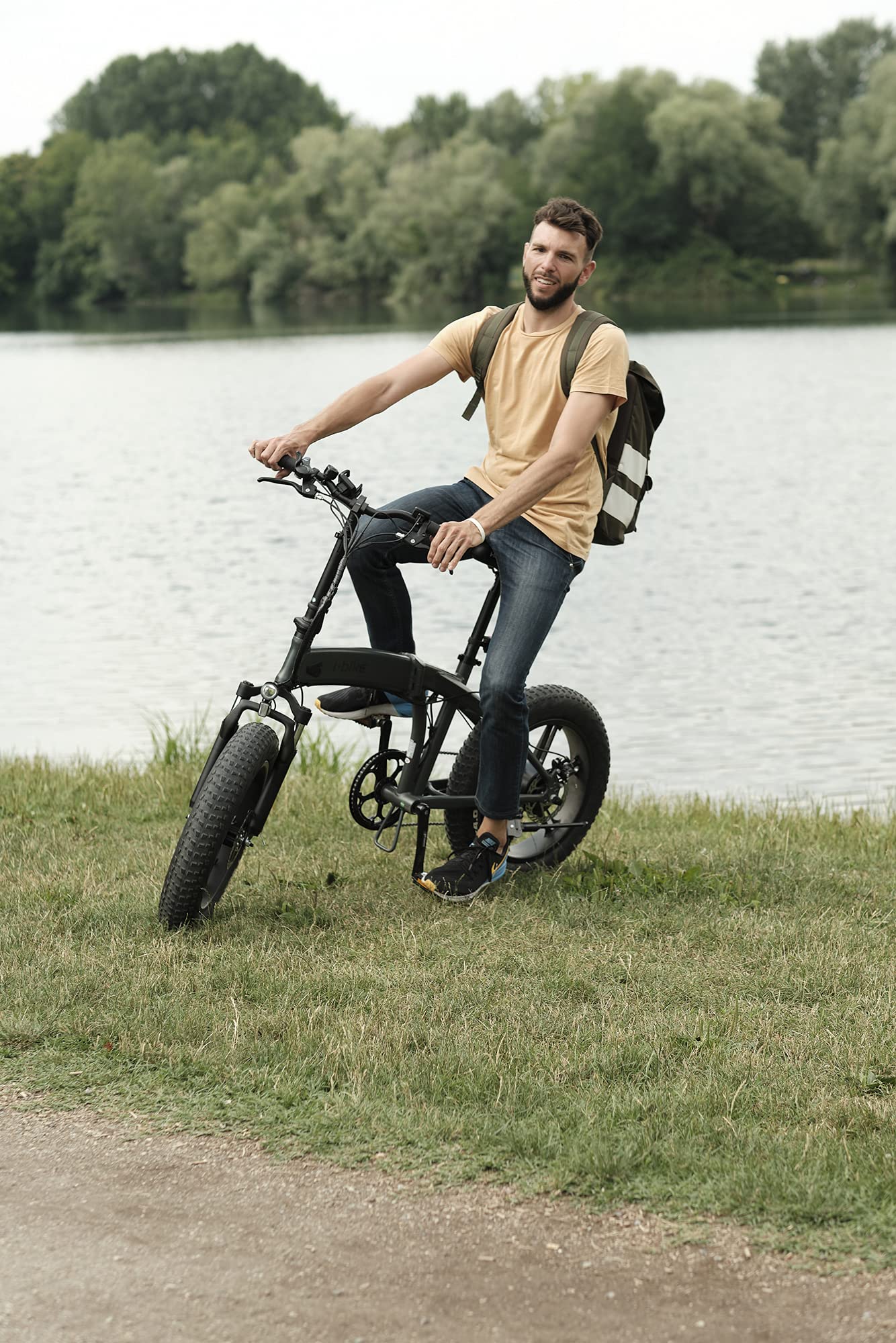 I-Bike Orso Ita99 bici elettrica pieghevole nera 20"