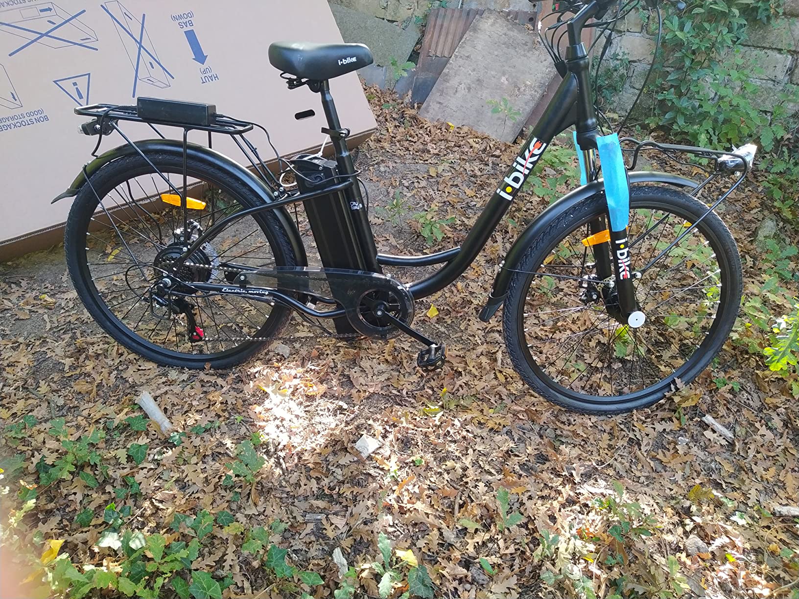 I-Bike City Easy S ITA99 bici elettrica 26" nera 360Wh