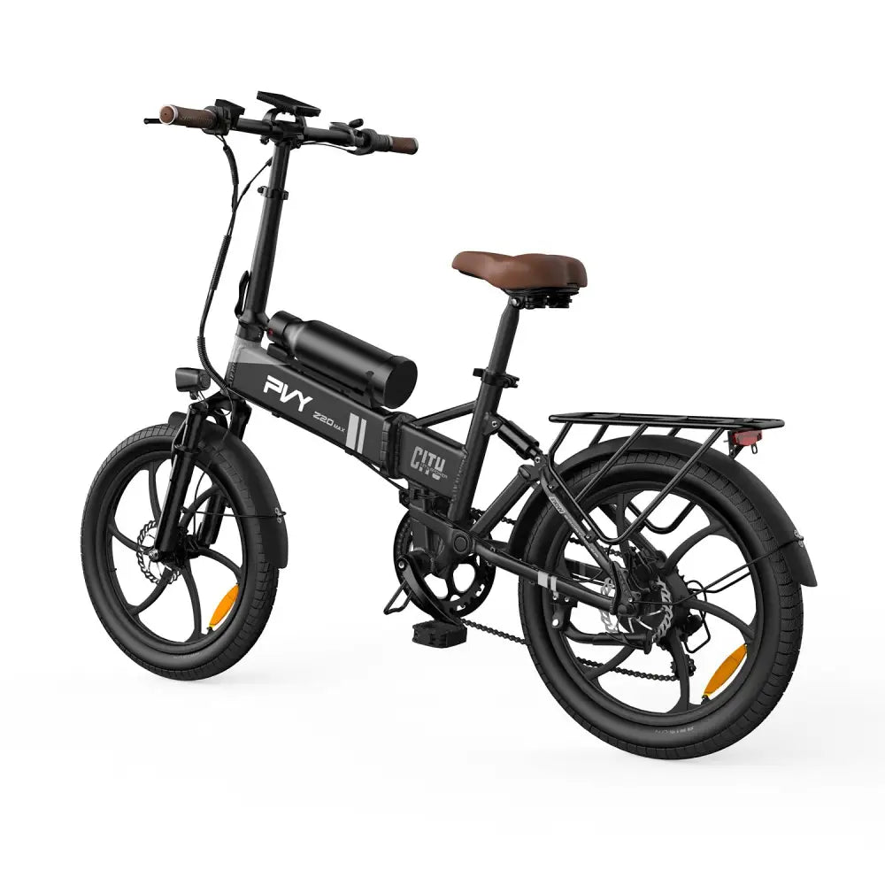 PVY Z20 Max bici elettrica pieghevole grigio scuro 200 km