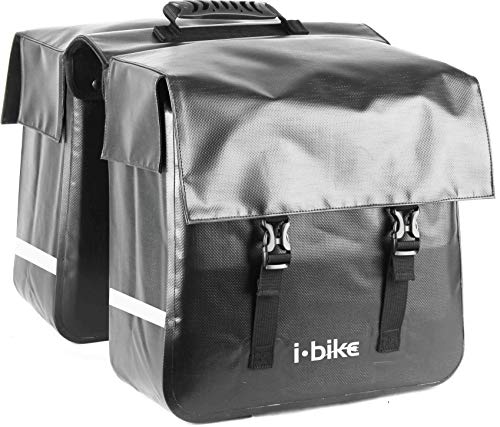 i-Bike CB-8120 borse bici waterproof nero 40 litri