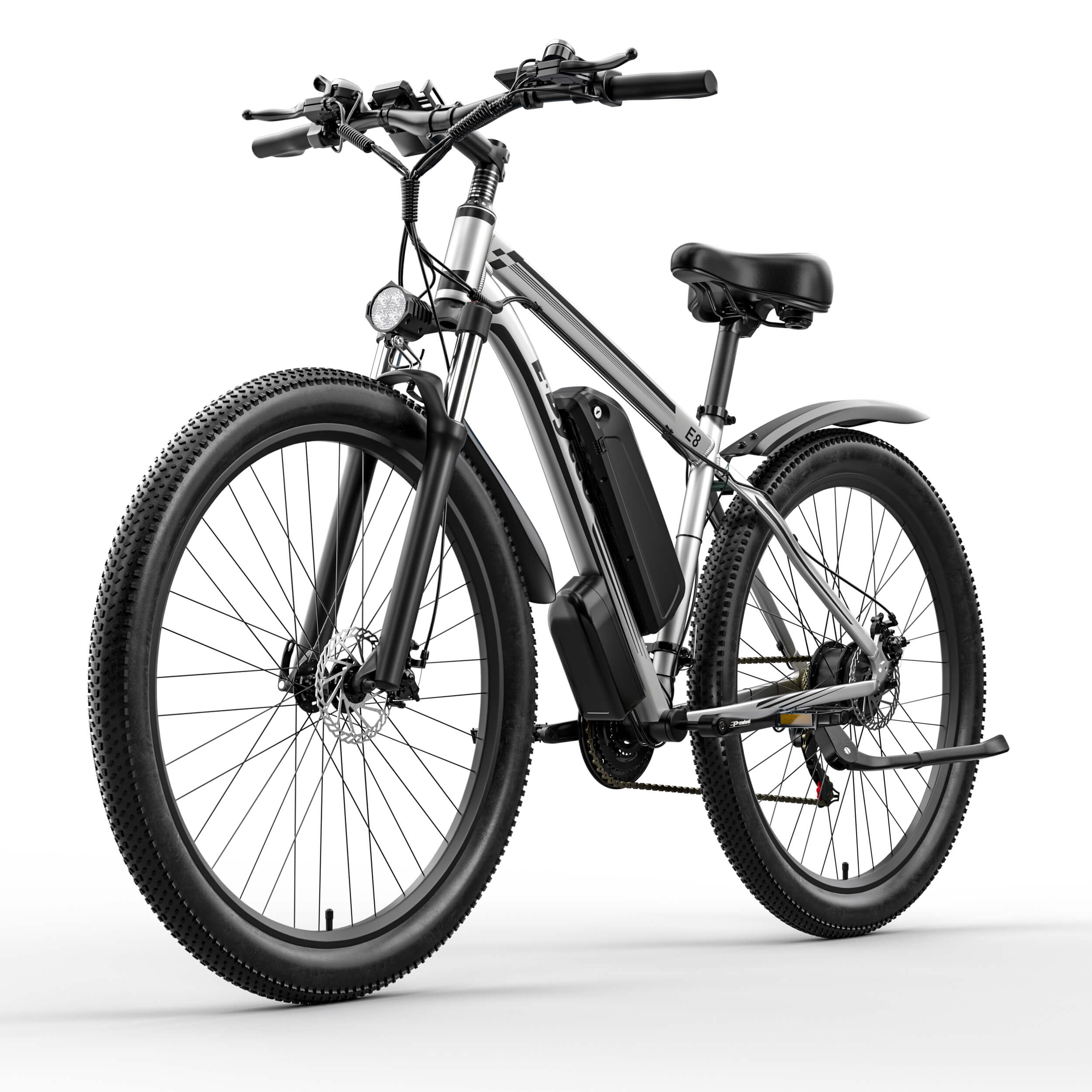 E-BYCCO E8 bici elettrica mtb 29" argento 1000W