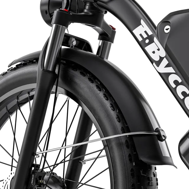 E-BYCCO EB10 ruota anteriore con motore nero/bianco