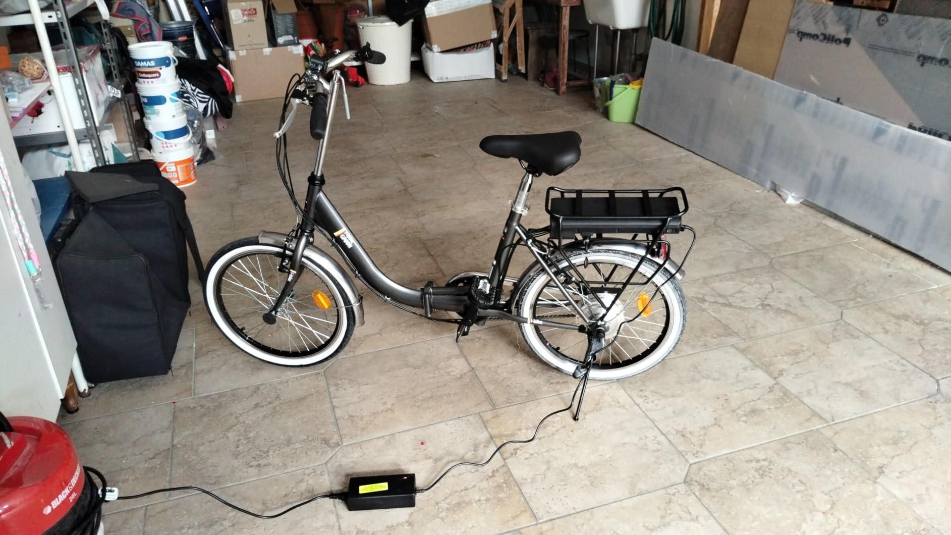 i-Bike Fold Green bici elettrica pieghevole 20" verde 187Wh