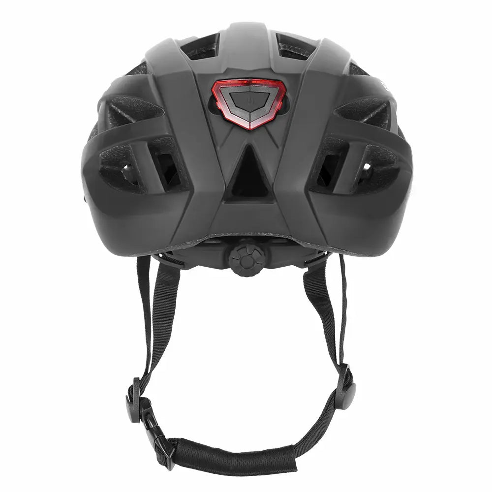 Touroll Casco bici con luce LED posteriore