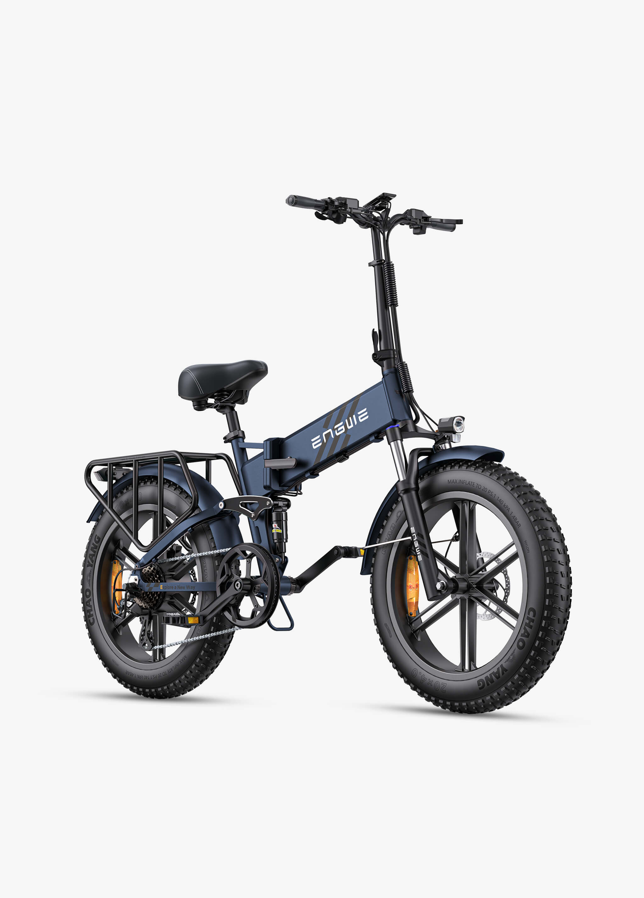 E-BYCCO Engine Pro 2.0 bici elettrica pieghevole verde 110 km