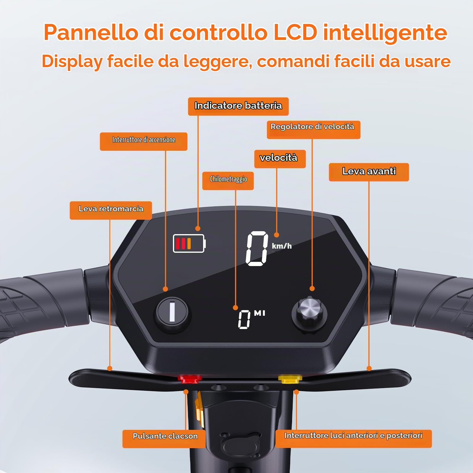 HillMiles Millmate 1 Scooter Elettrico Pieghevole Nero 24 km