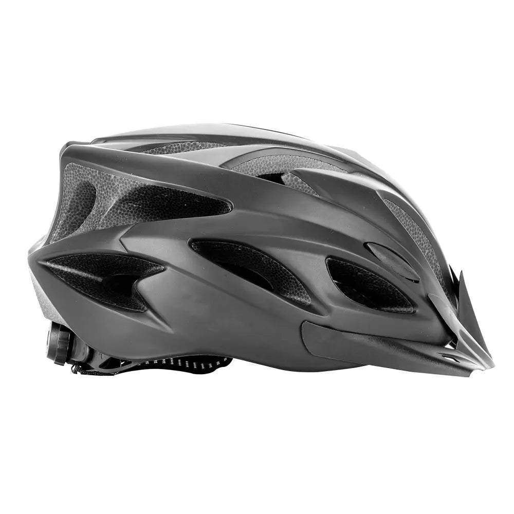 Touroll Casco bici nero 54-63 cm 18 prese