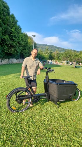Tenways Cargo One bici elettrica cargo Midnight Black 960 Wh