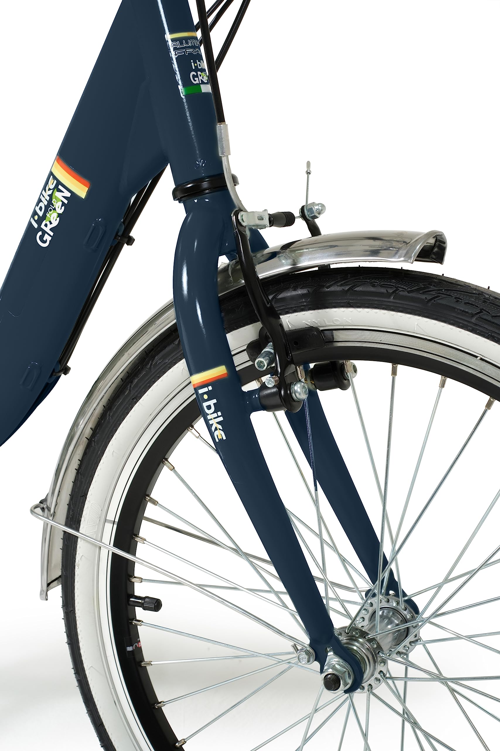 i-Bike Fold Green bici elettrica pieghevole 20" blu 187Wh