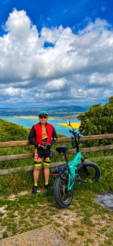 PVY Z20 Max bici elettrica pieghevole grigio scuro 200 km