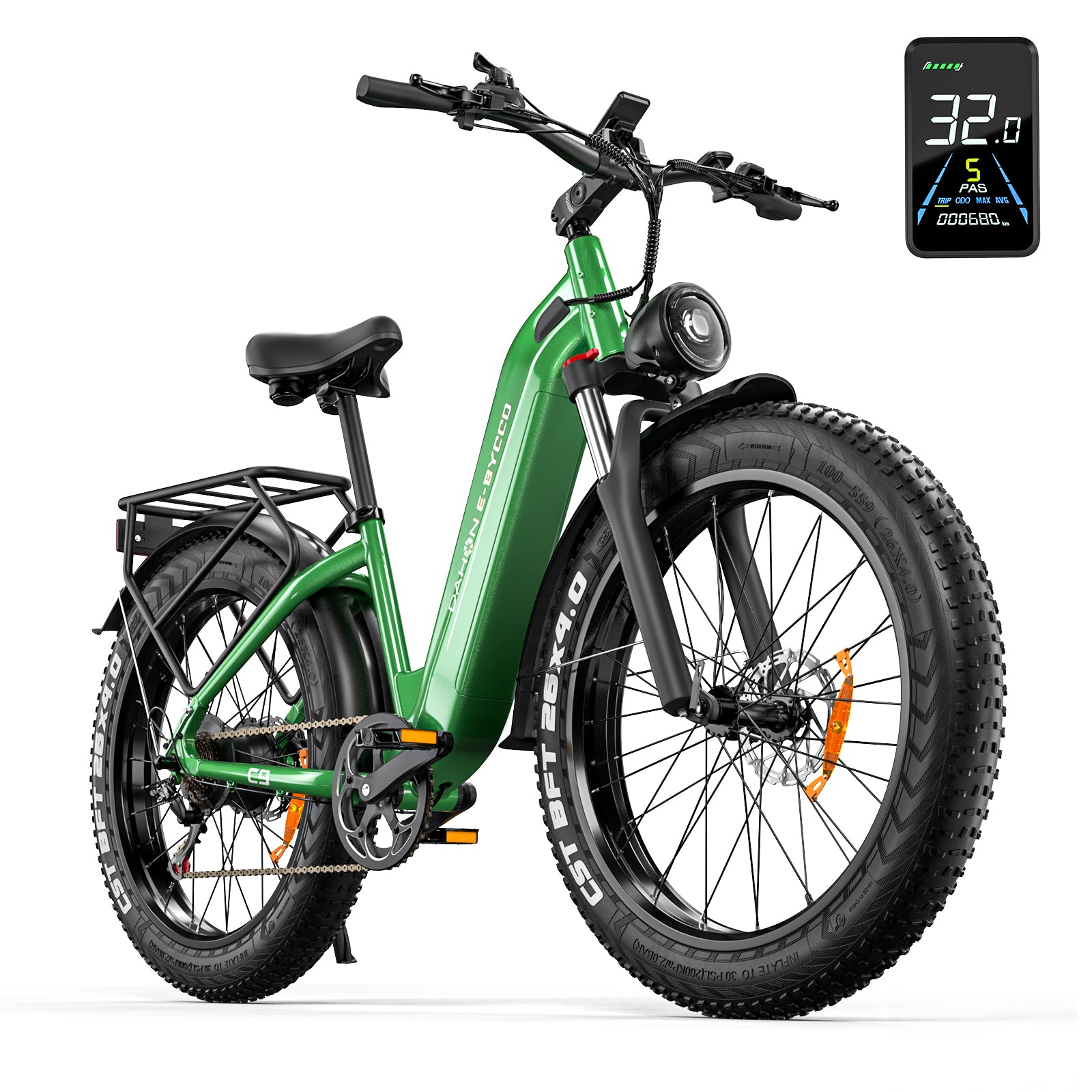E-BYCCO C9 2000W bici elettrica 48V 20Ah telaio basso 26"