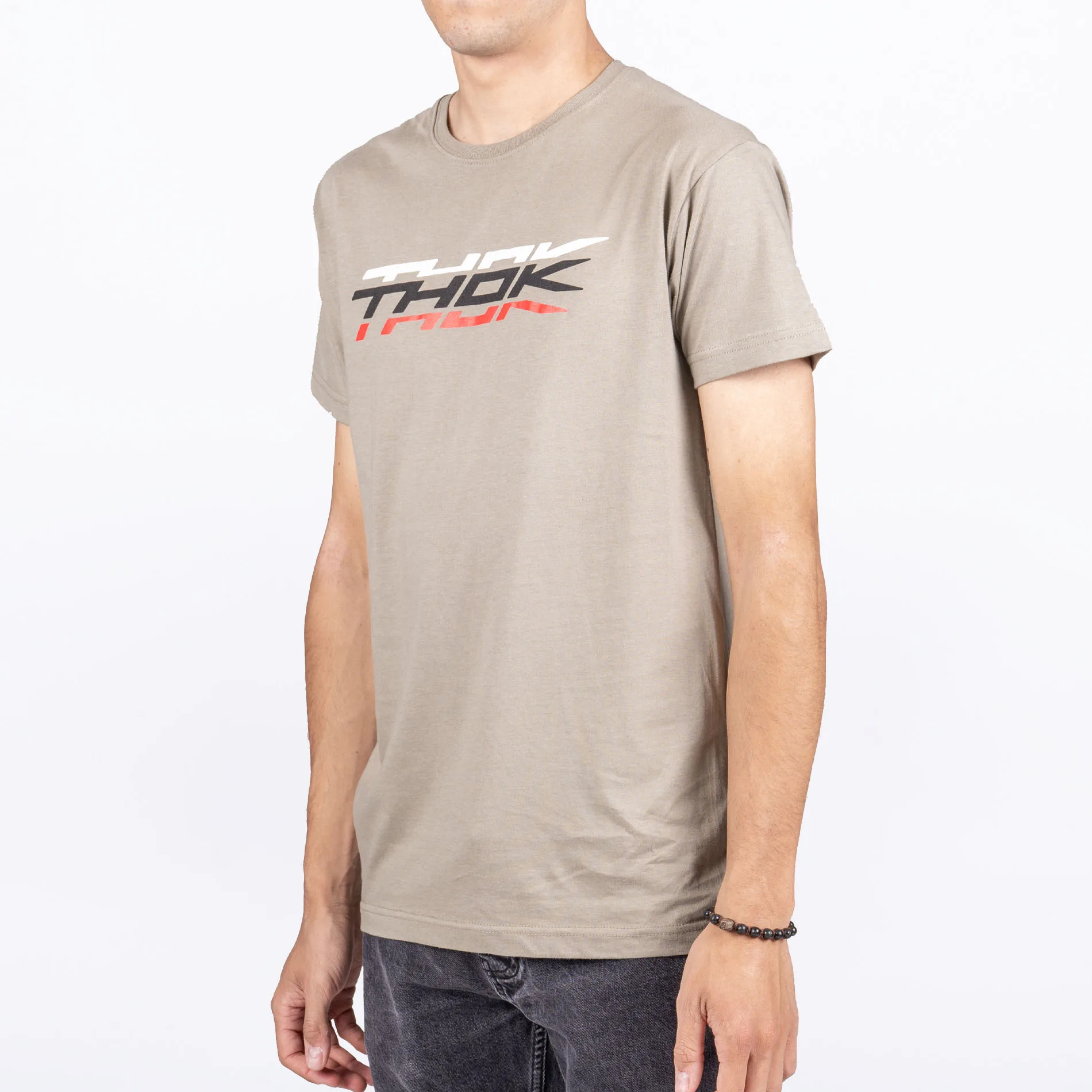 THOK Triple T-Shirt Cotone Grigia 150gr