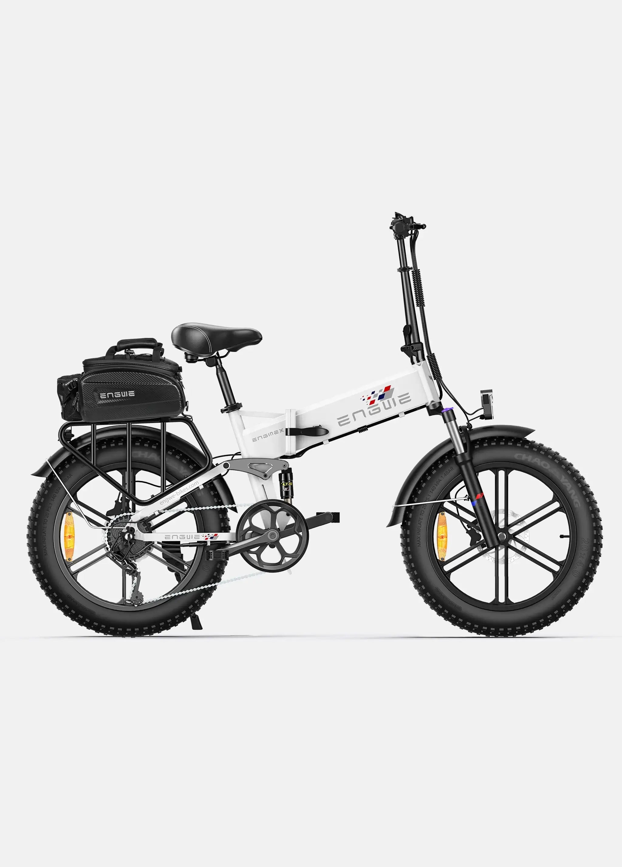E-BYCCO Engine X Bici Elettrica Pieghevole Nera