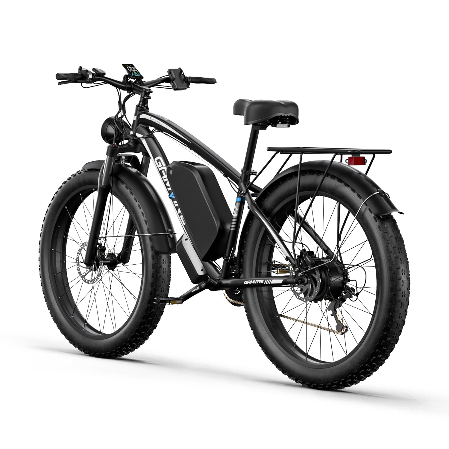 E-Bycco V7 bici elettrica 26 pollici 3000W nero bianco