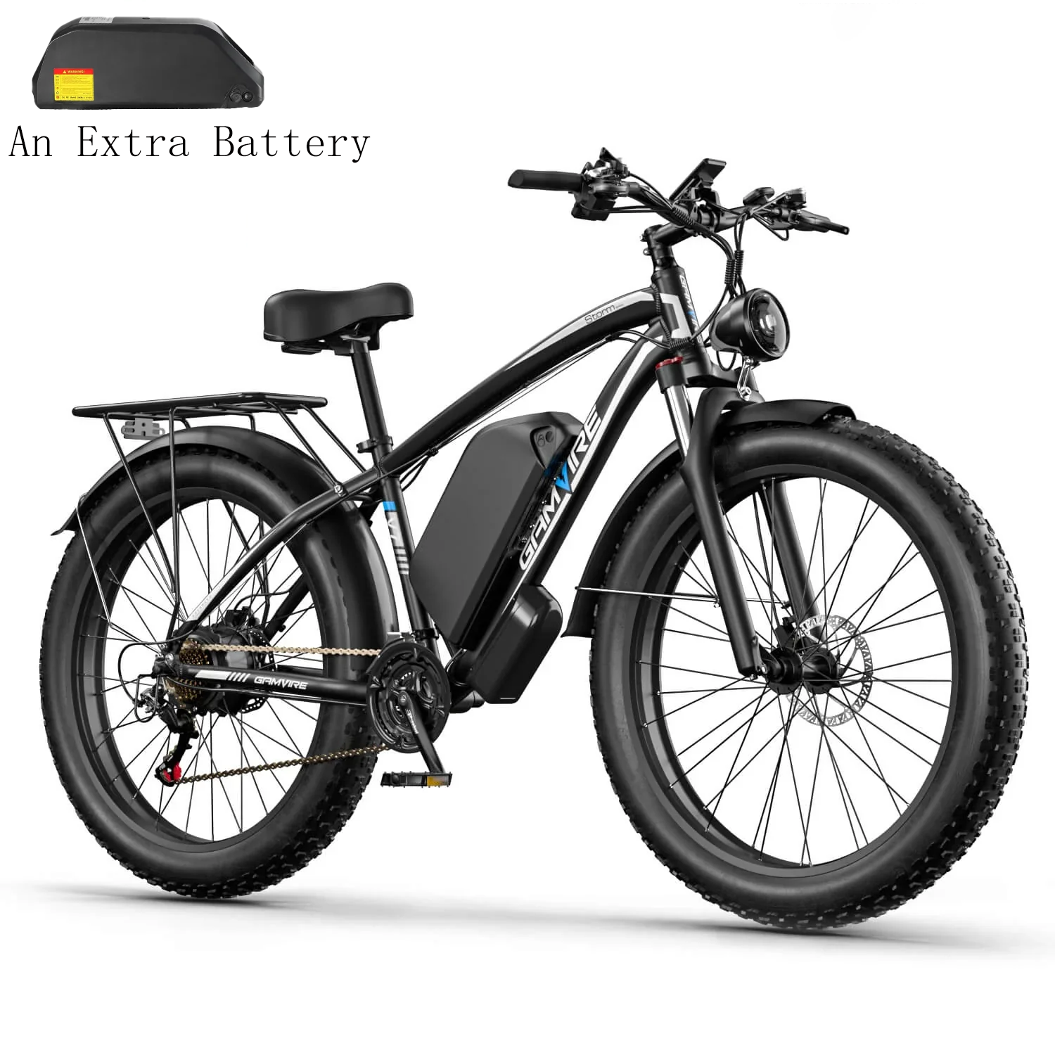 E-Bycco V7 bici elettrica 26" 52V lunga autonomia