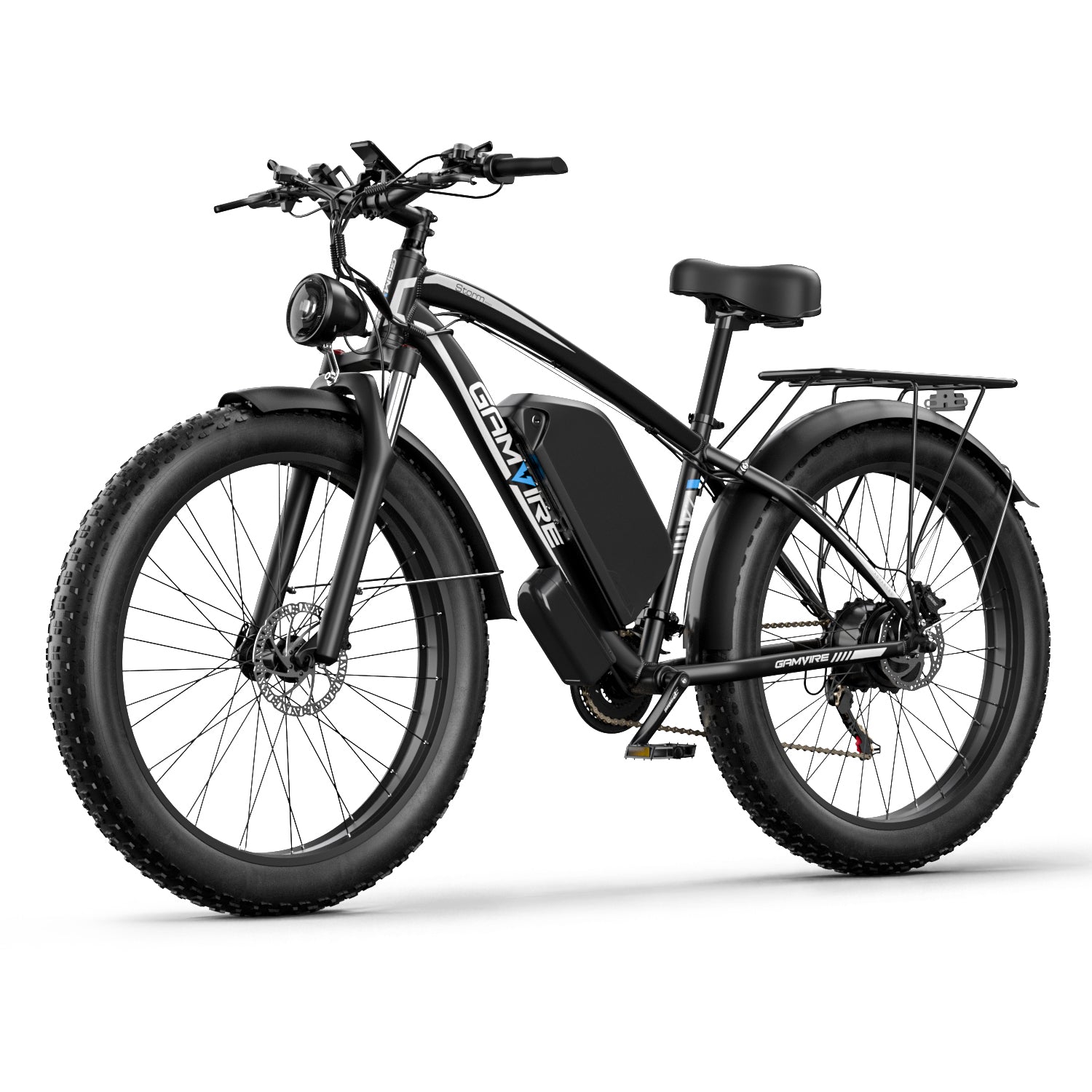 E-Bycco V7 bici elettrica 26 pollici 3000W nero bianco