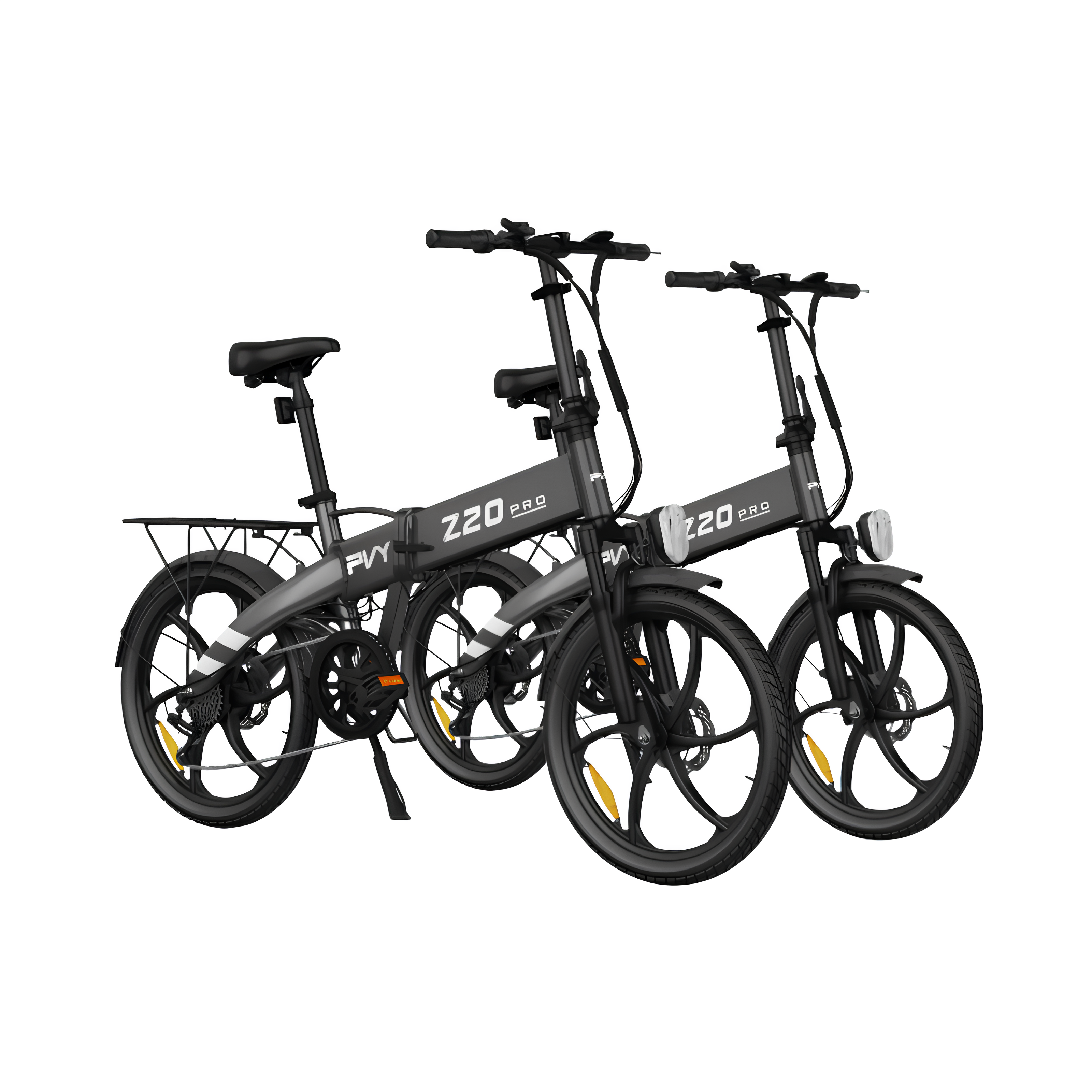 PVY Z20 PRO bici elettrica pieghevole combo 2 pezzi