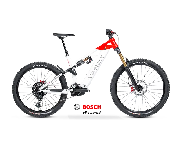 THOK TK02 Factory bici elettrica bianca Factory