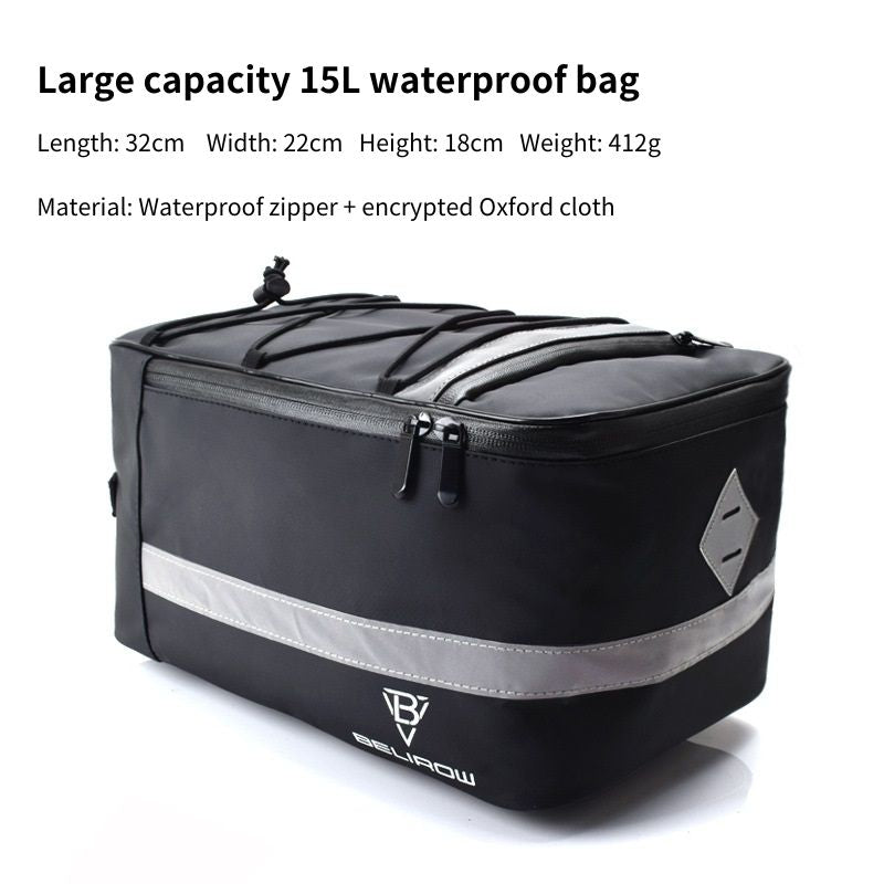 PVY Borsa Posteriore Bici 15 Litri Impermeabile