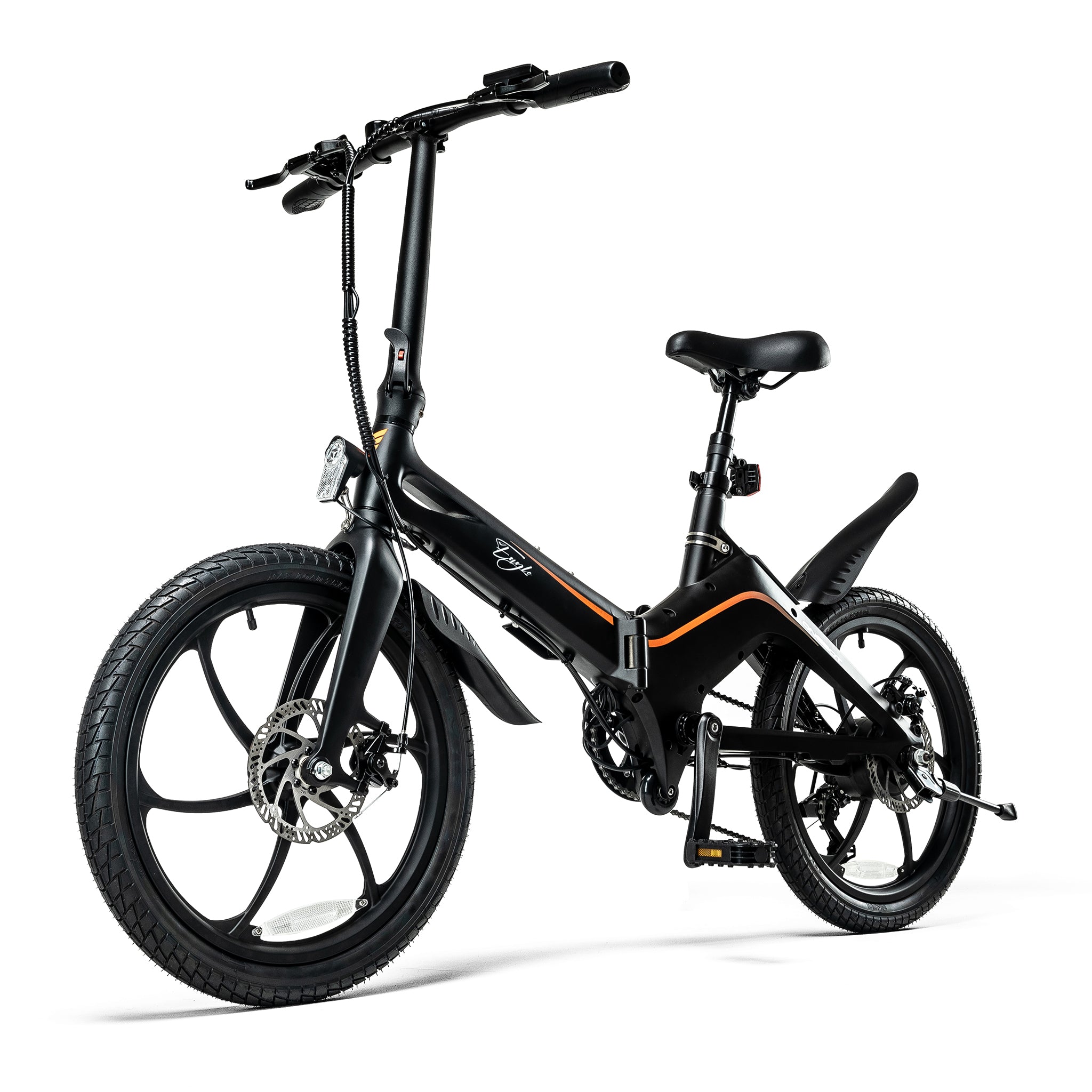 E-BYCCO S9 20 Bici Elettrica Pieghevole Nero Grigio