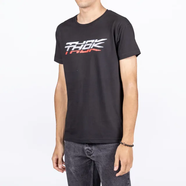 THOK Triple t-shirt cotone nero