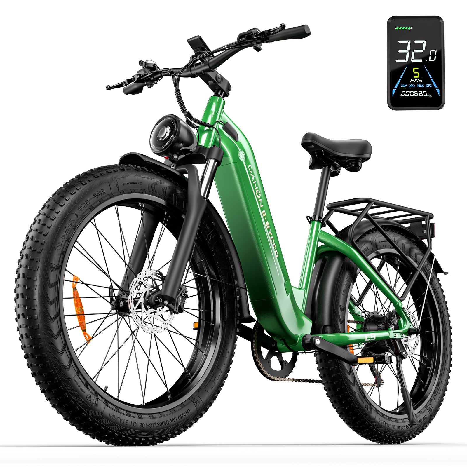 E-BYCCO C9 2000W bici elettrica 48V 20Ah telaio basso 26"