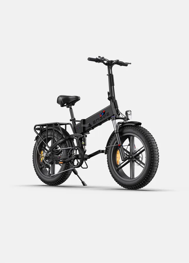 E-BYCCO Engine X Bici Elettrica Pieghevole Nera