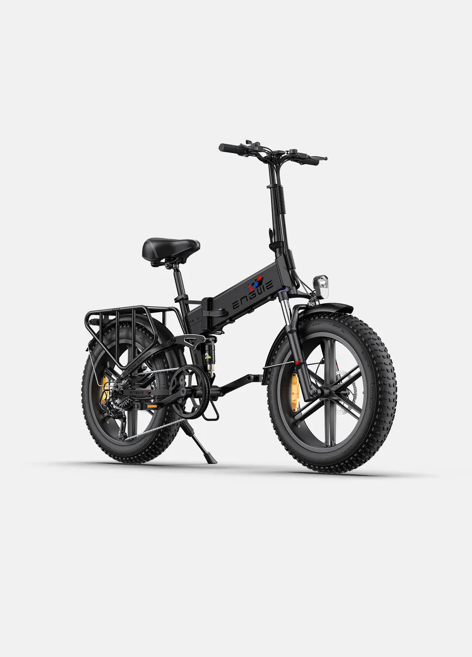 E-BYCCO Engine X Bici Elettrica Pieghevole Nera