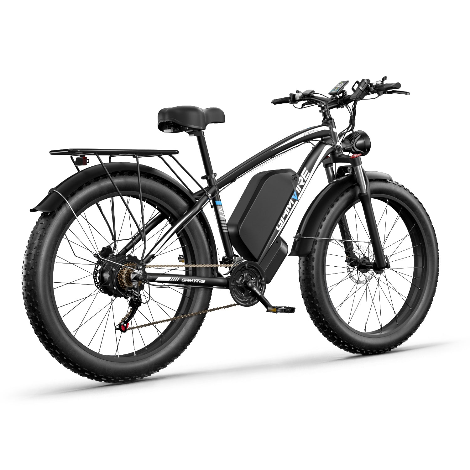 E-Bycco V7 bici elettrica 26 pollici 3000W nero bianco