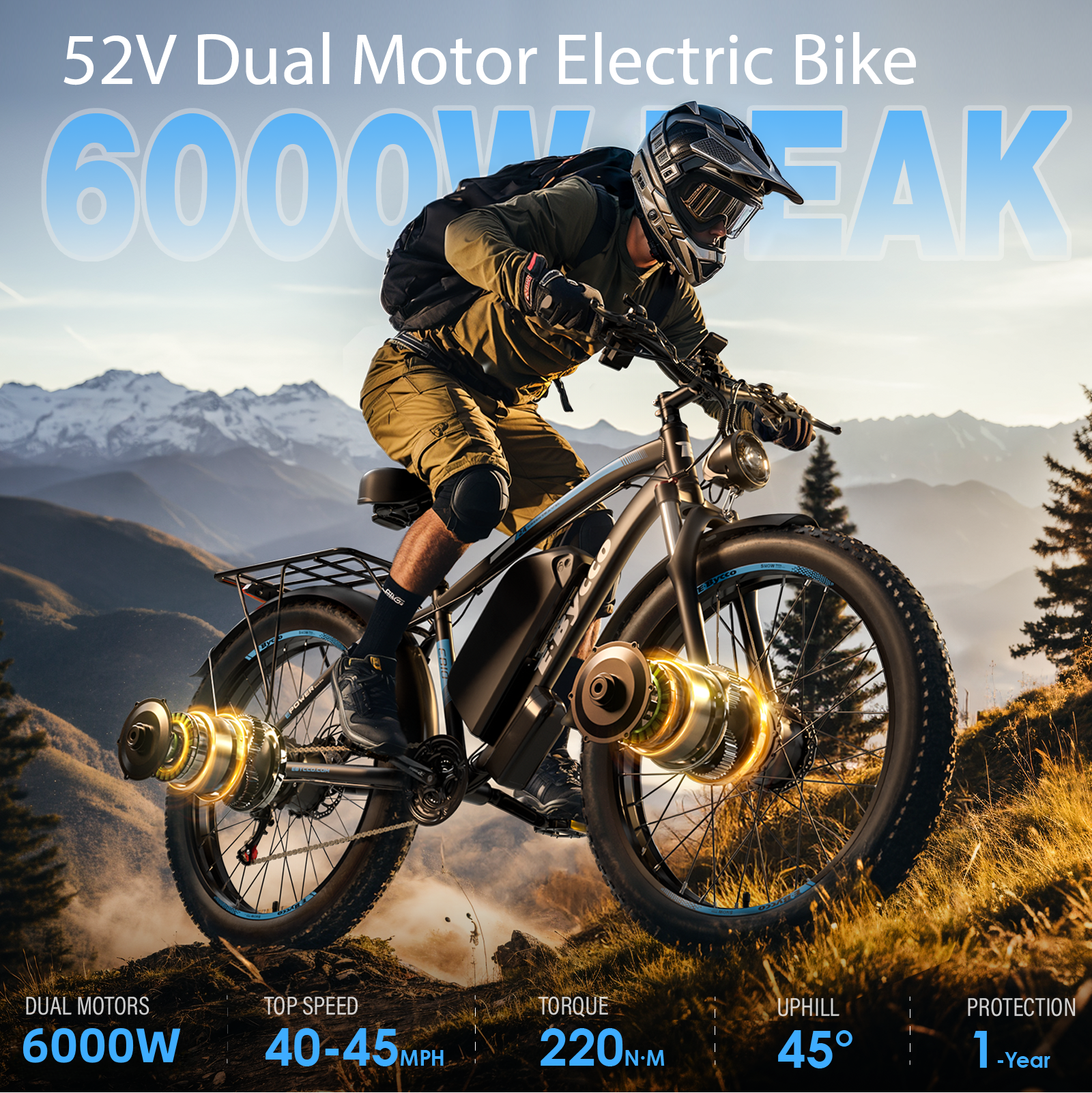 E-BYCCO EB10 Bici Elettrica Ricondizionata 52V 32Ah