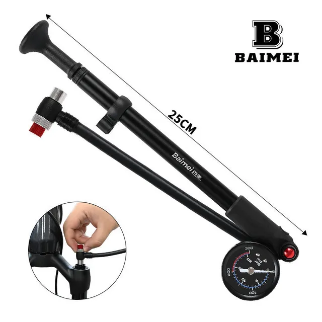 E-BYCCO BaiMei pompa bici con manometro per gomme
