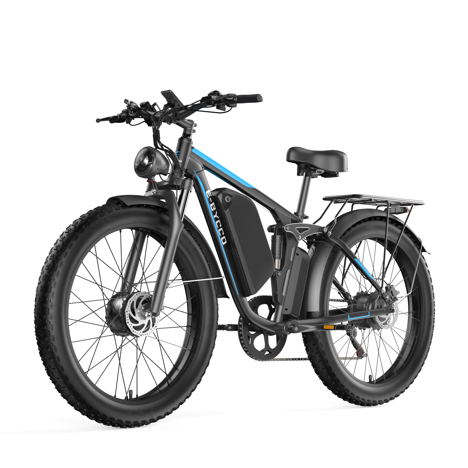 E-BYCCO EB7Pro Bici Elettrica 24" 6000W 32Ah Blu