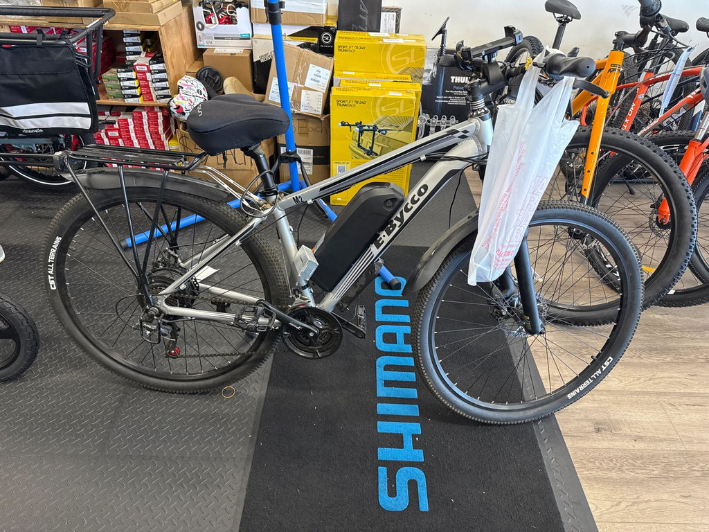 E-BYCCO E8 bici elettrica mtb 29" argento 1000W