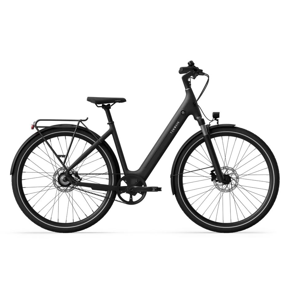 Tenways CGO800S bici elettrica cinghia Sky Blue