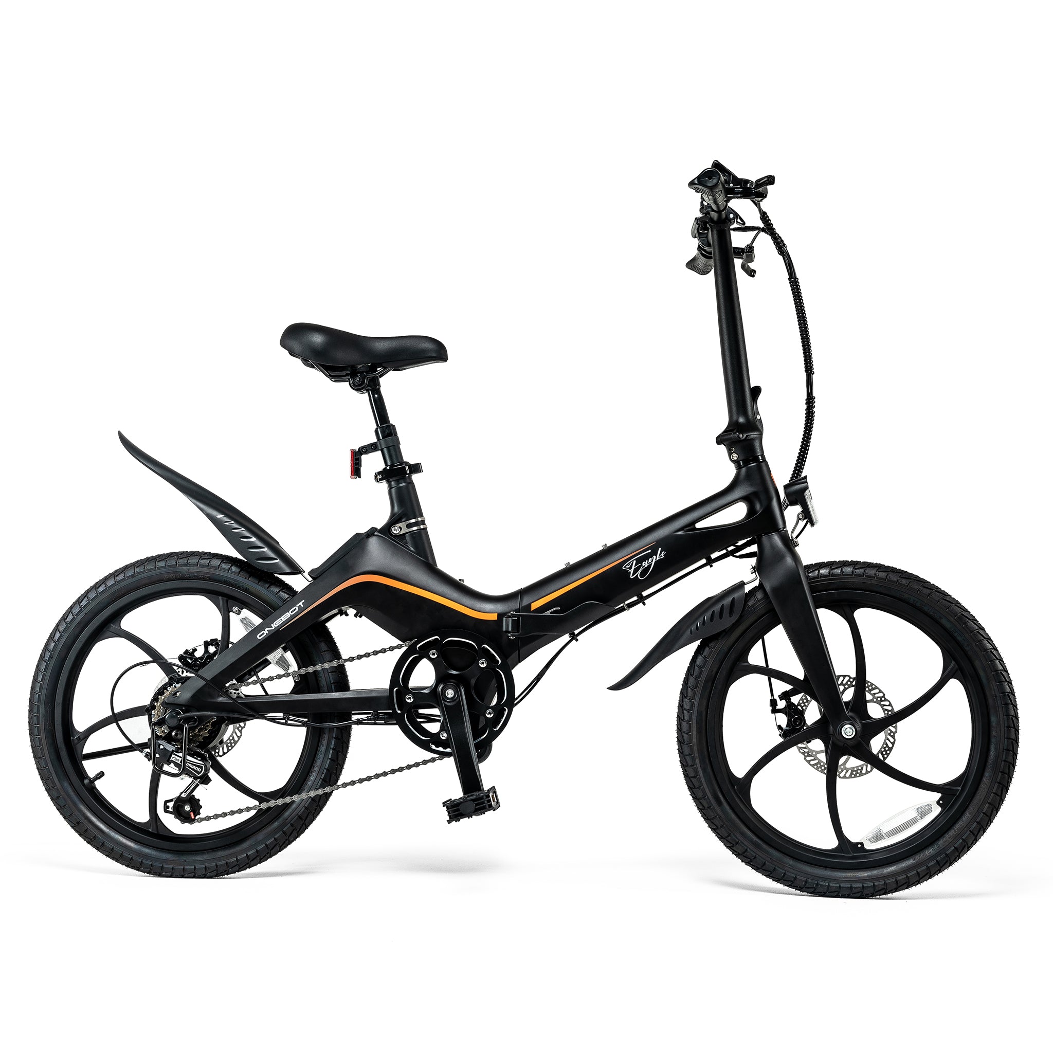 E-BYCCO S9 20 Bici Elettrica Pieghevole Nero Grigio