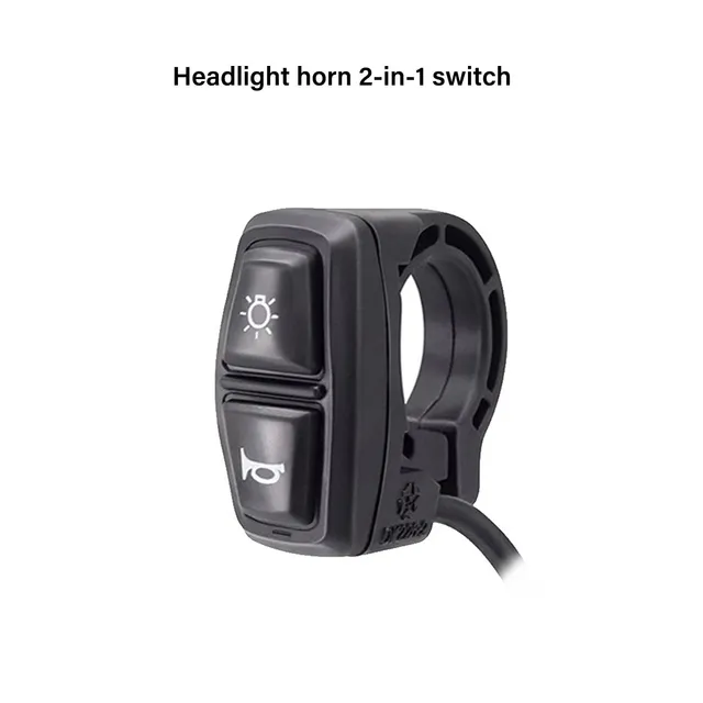 E-BYCCO EB7Pro interruttore faro clacson 2 in 1
