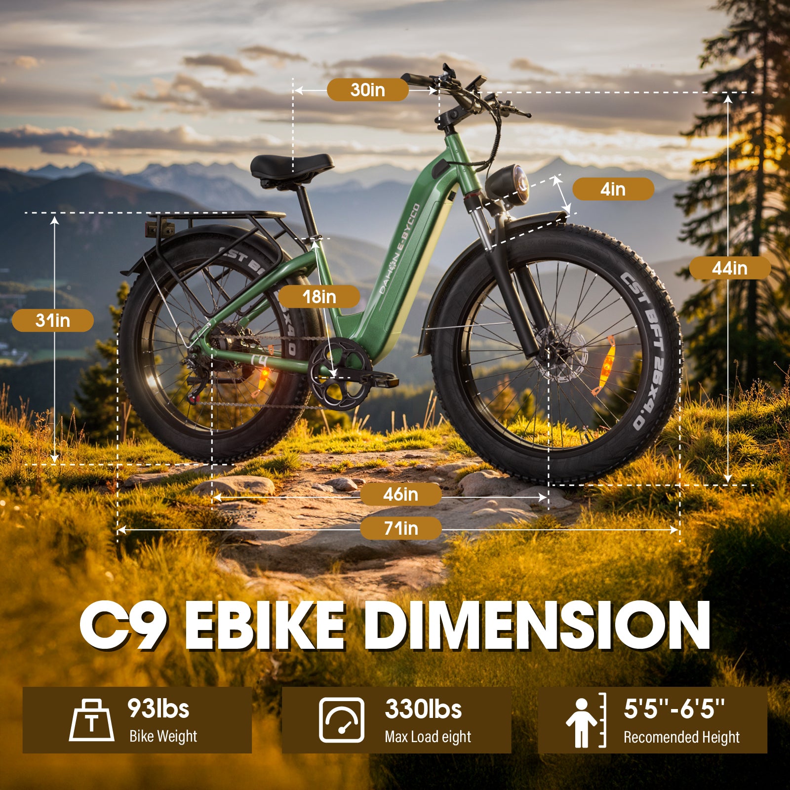 E-BYCCO C9 2000W bici elettrica 48V 20Ah telaio basso 26"