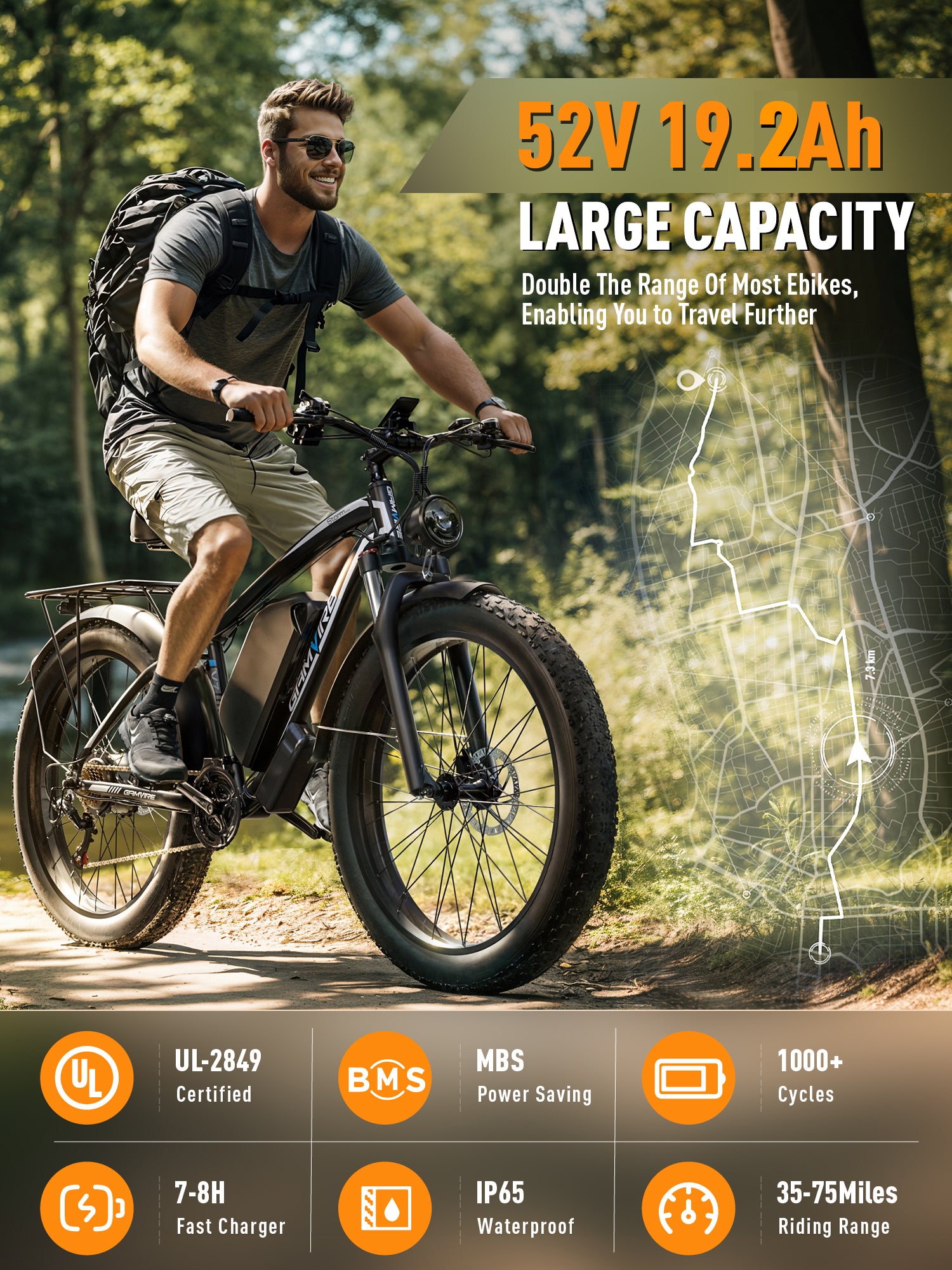 E-BYCCO V7 Bici Elettrica Ricondizionata 52V Picco 3000W