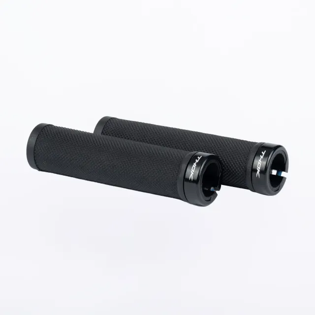 THOK Lock-on manopole MTB nere coppia