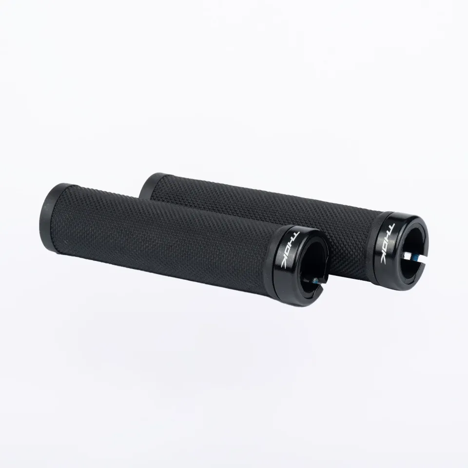 THOK Lock-on manopole MTB nere coppia