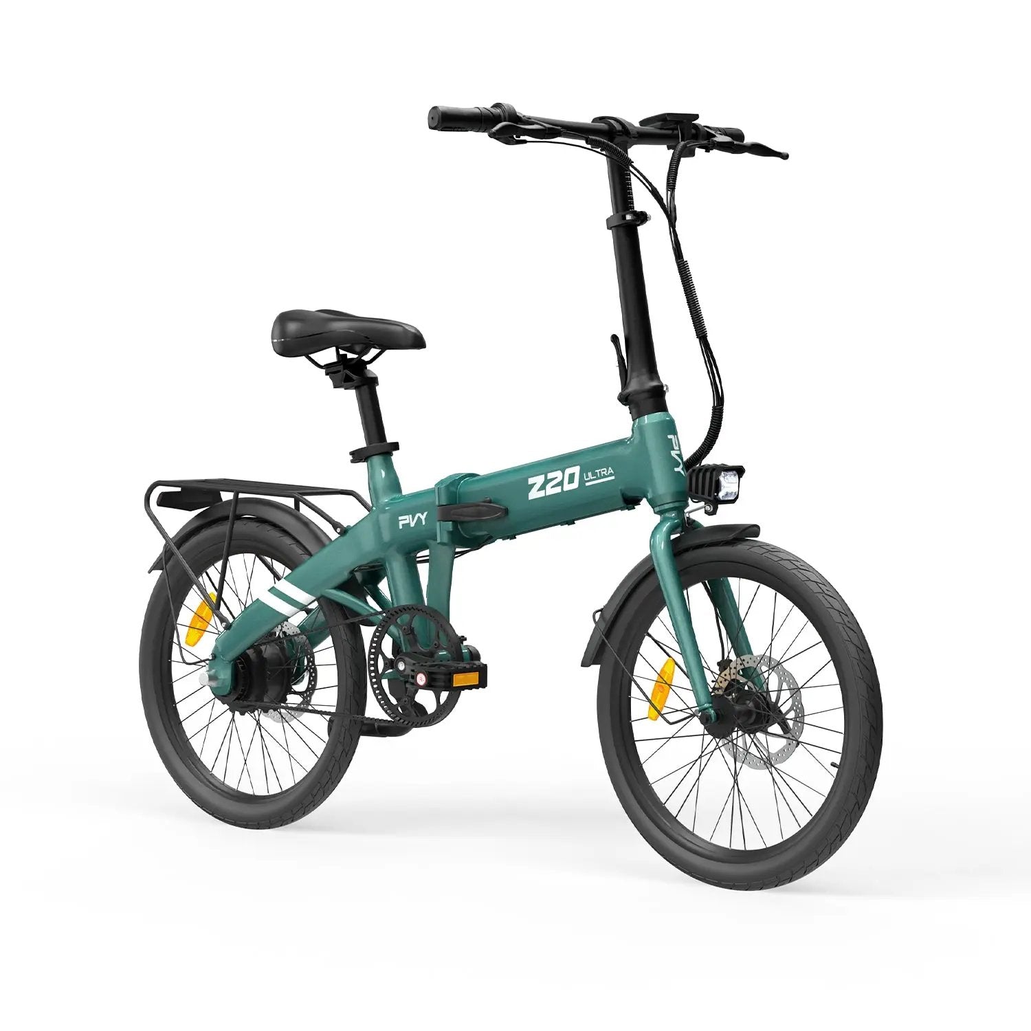PVY Z20 Ultra bici elettrica verde pino 120 km