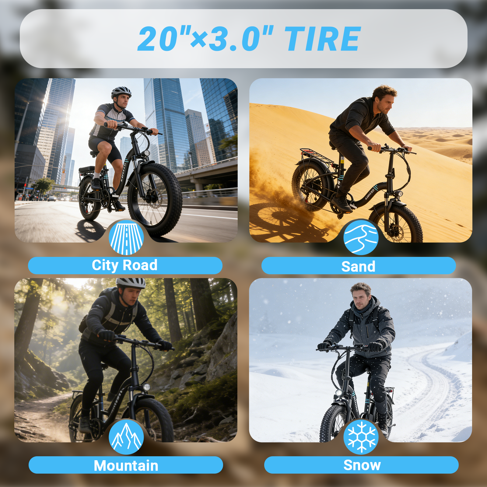 E-Bycco S1 bici elettrica pieghevole 20" 500W