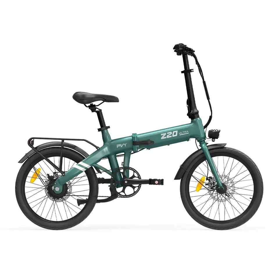 PVY Z20 Ultra bici elettrica verde pino 120 km
