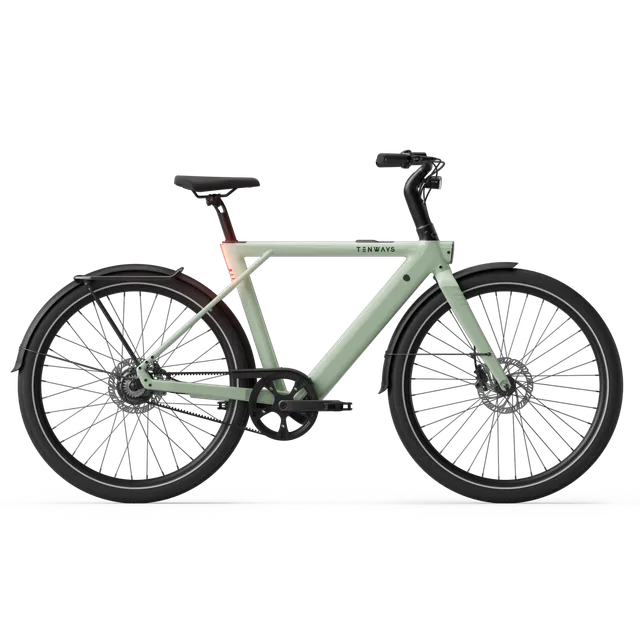 Tenways CGO009 Bici elettrica Sage Green New Edition cinghia