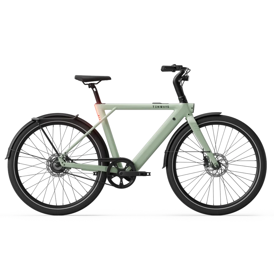 Tenways CGO009 Bici elettrica Sage Green New Edition cinghia